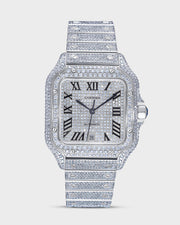 Cartier Santos – Fully Diamond Set