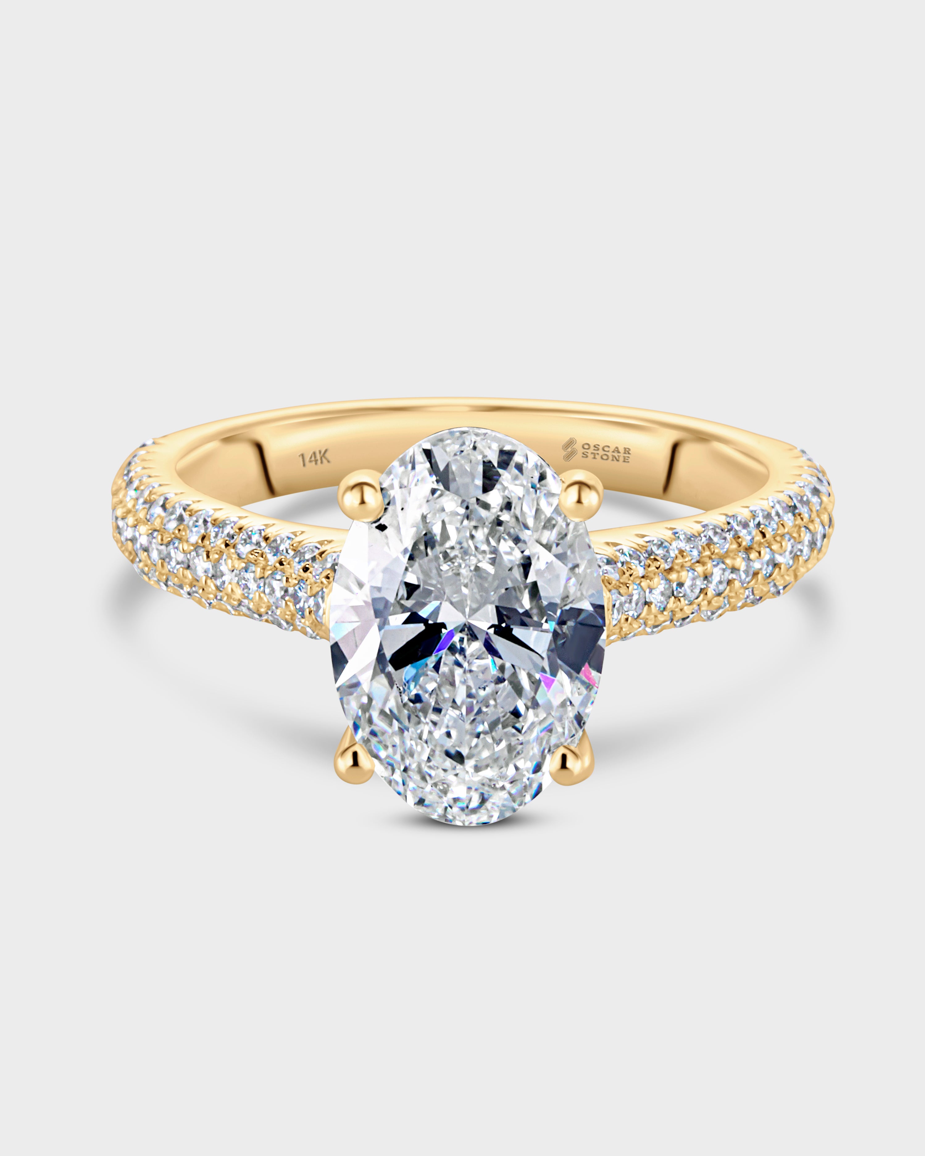 The Oscar Oval Engagement Ring