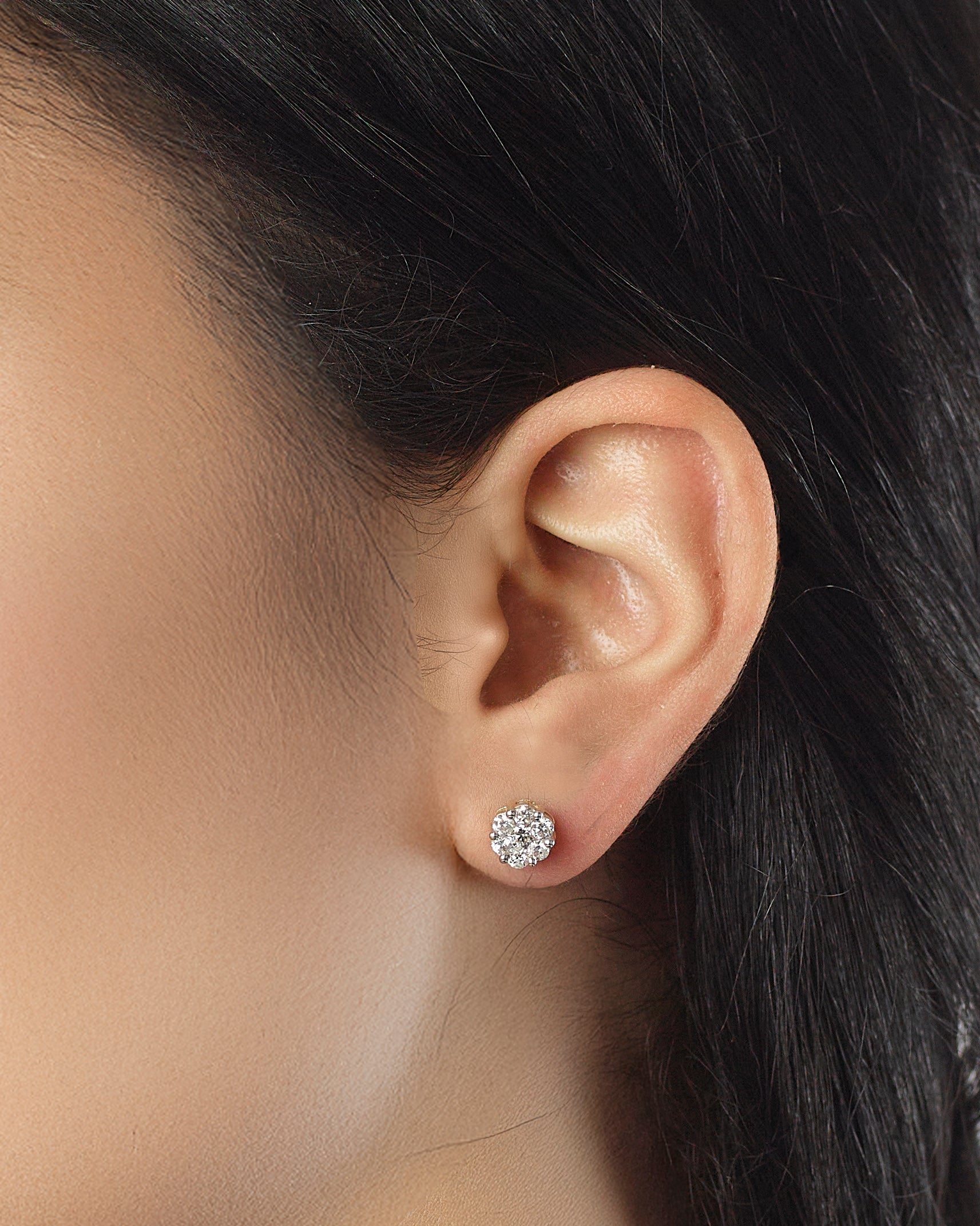 Oscar Floral Glow Stud LG