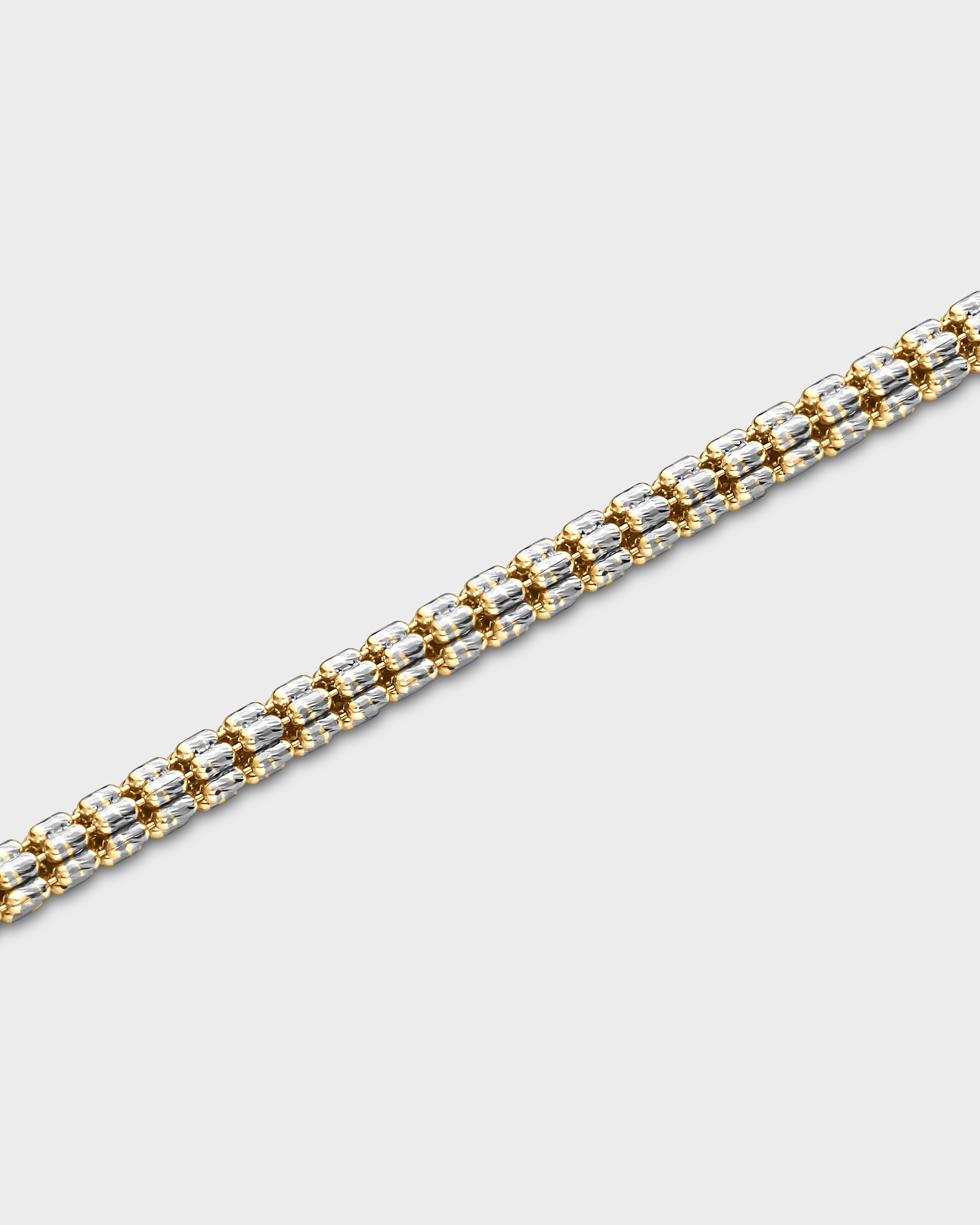 Cadena de oro lustre de 3,5 mm