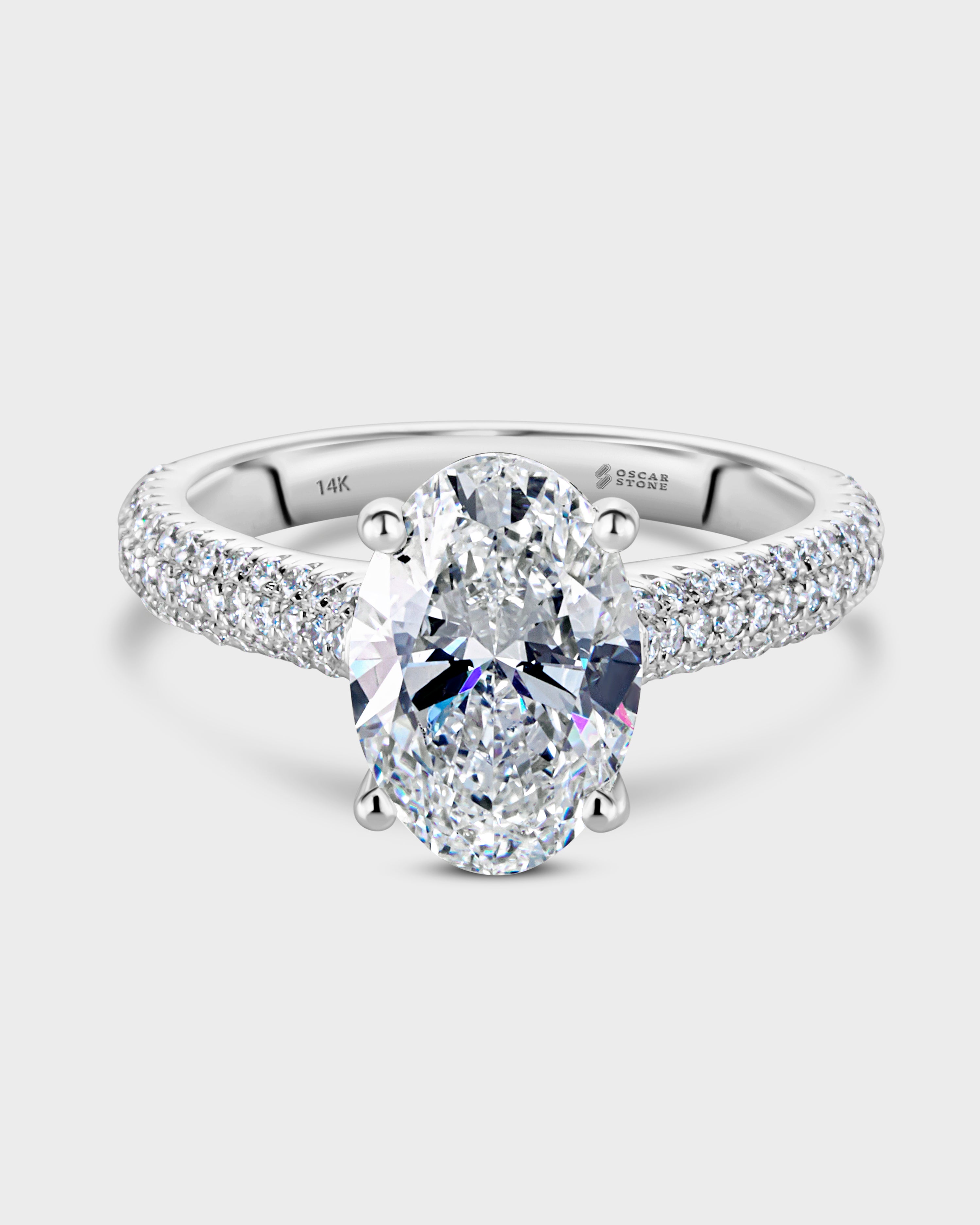 The Oscar Oval Engagement Ring