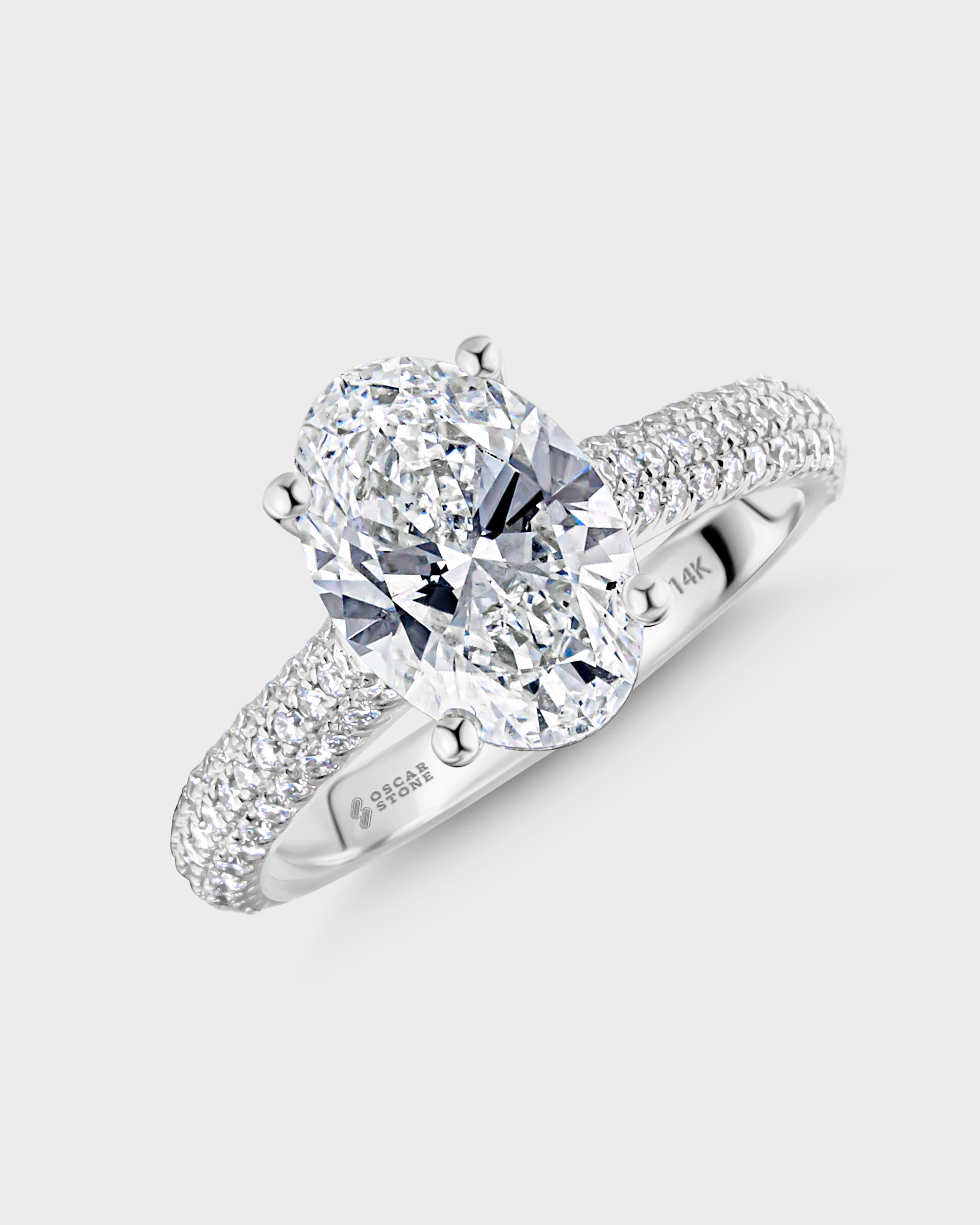 The Oscar Oval Engagement Ring