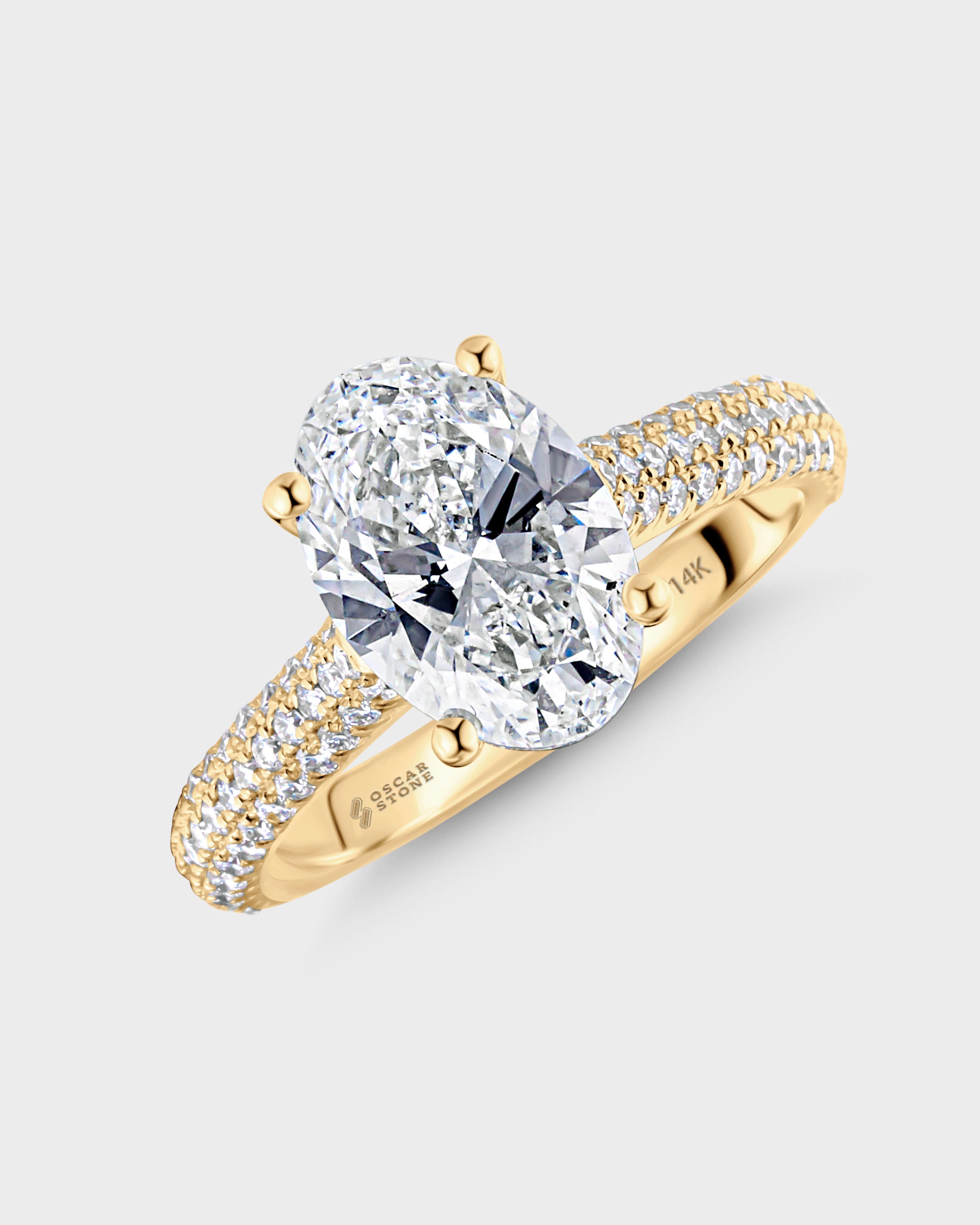 The Oscar Oval Engagement Ring