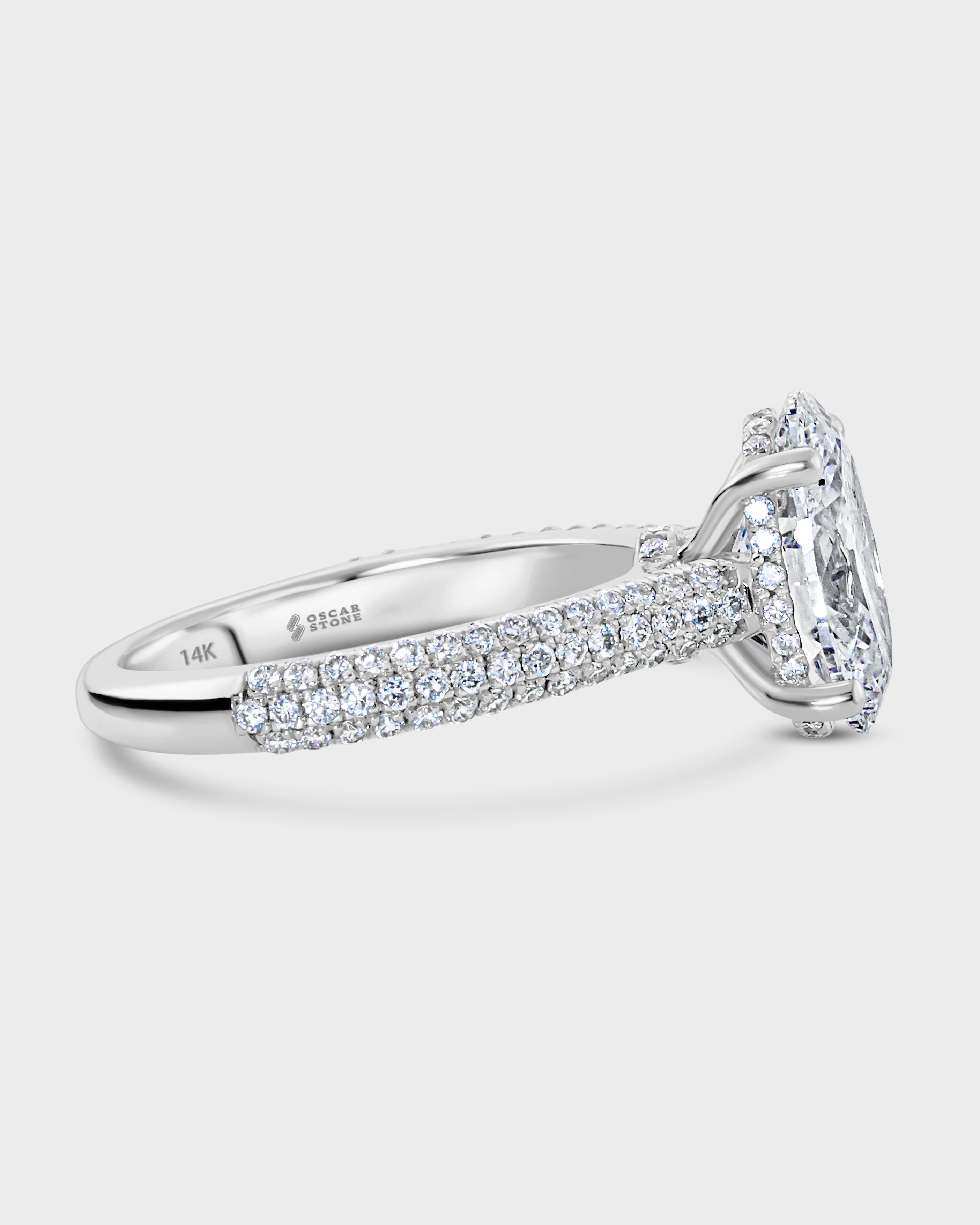 The Oscar Oval Engagement Ring