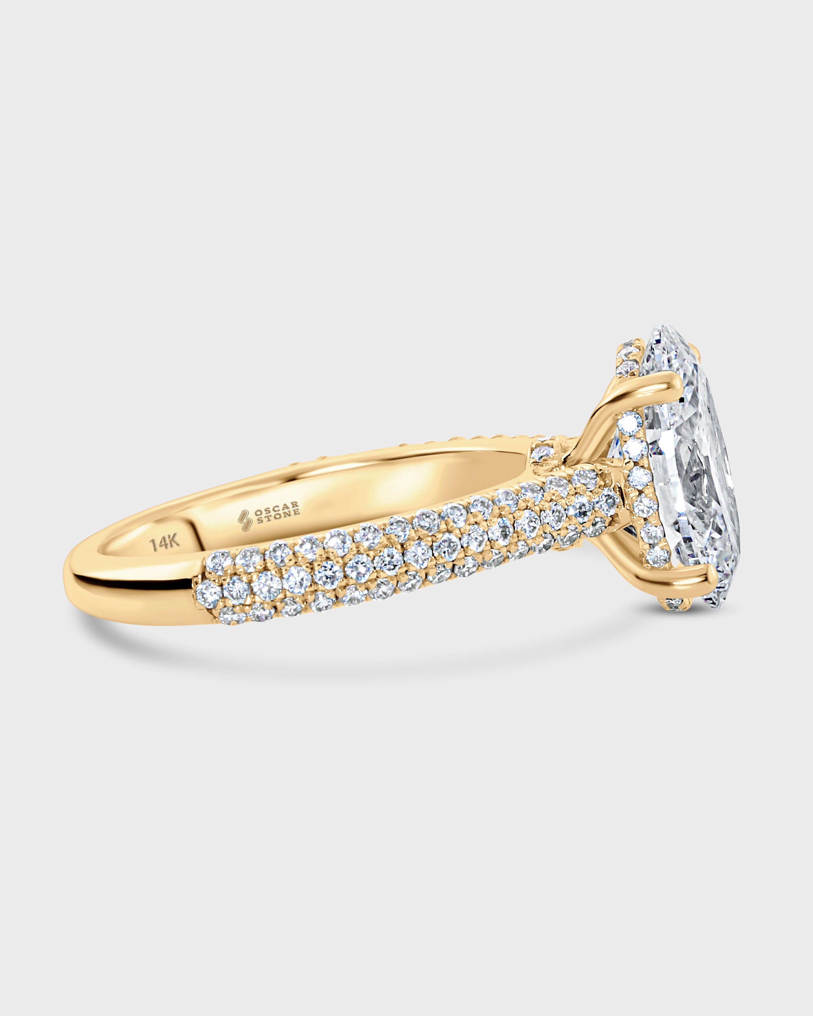 The Oscar Oval Engagement Ring