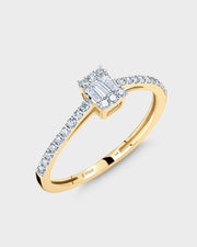 Oscar Solitaire Ring