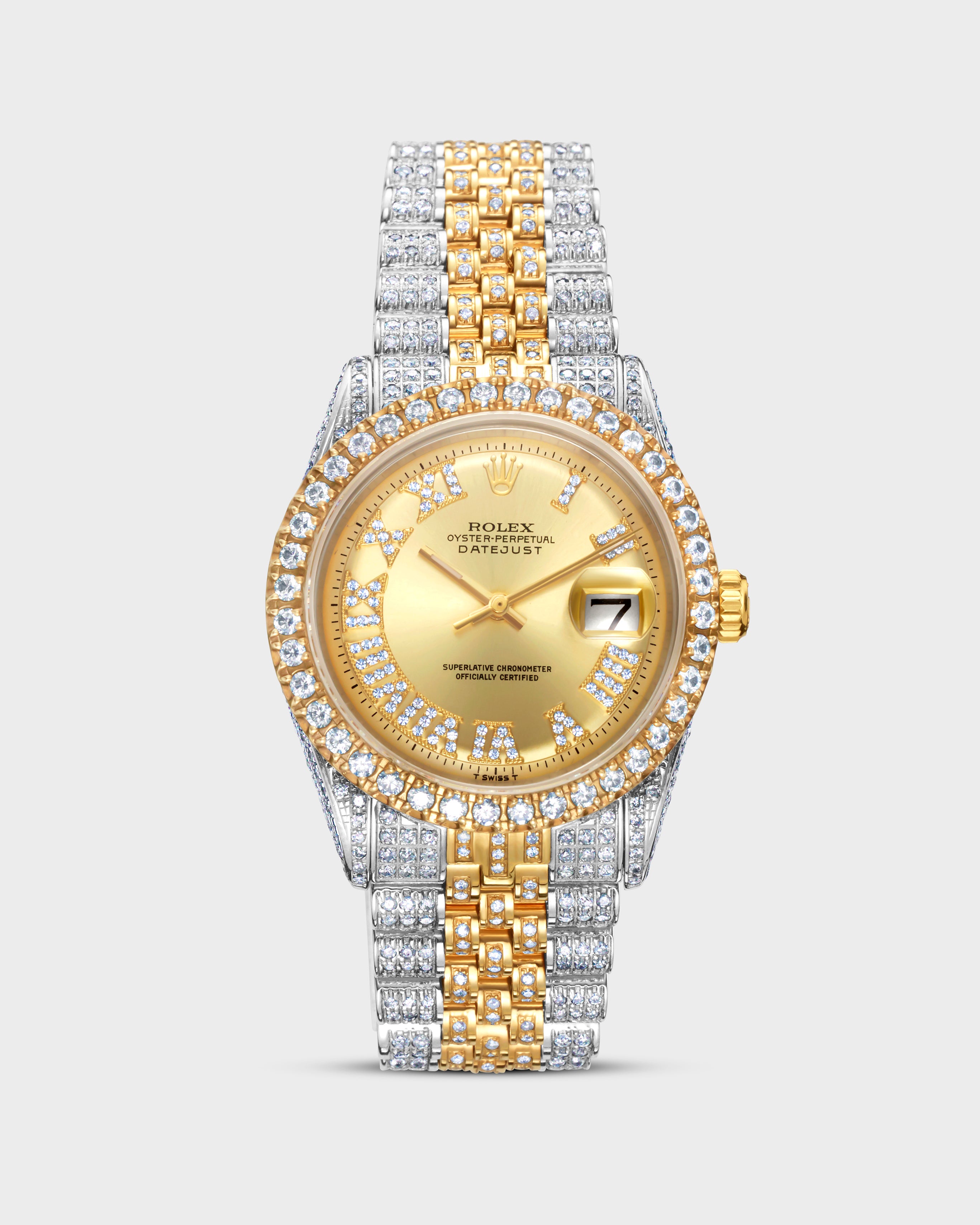 Rolex Datejust – Fully Diamond Two-Tone (36mm)
