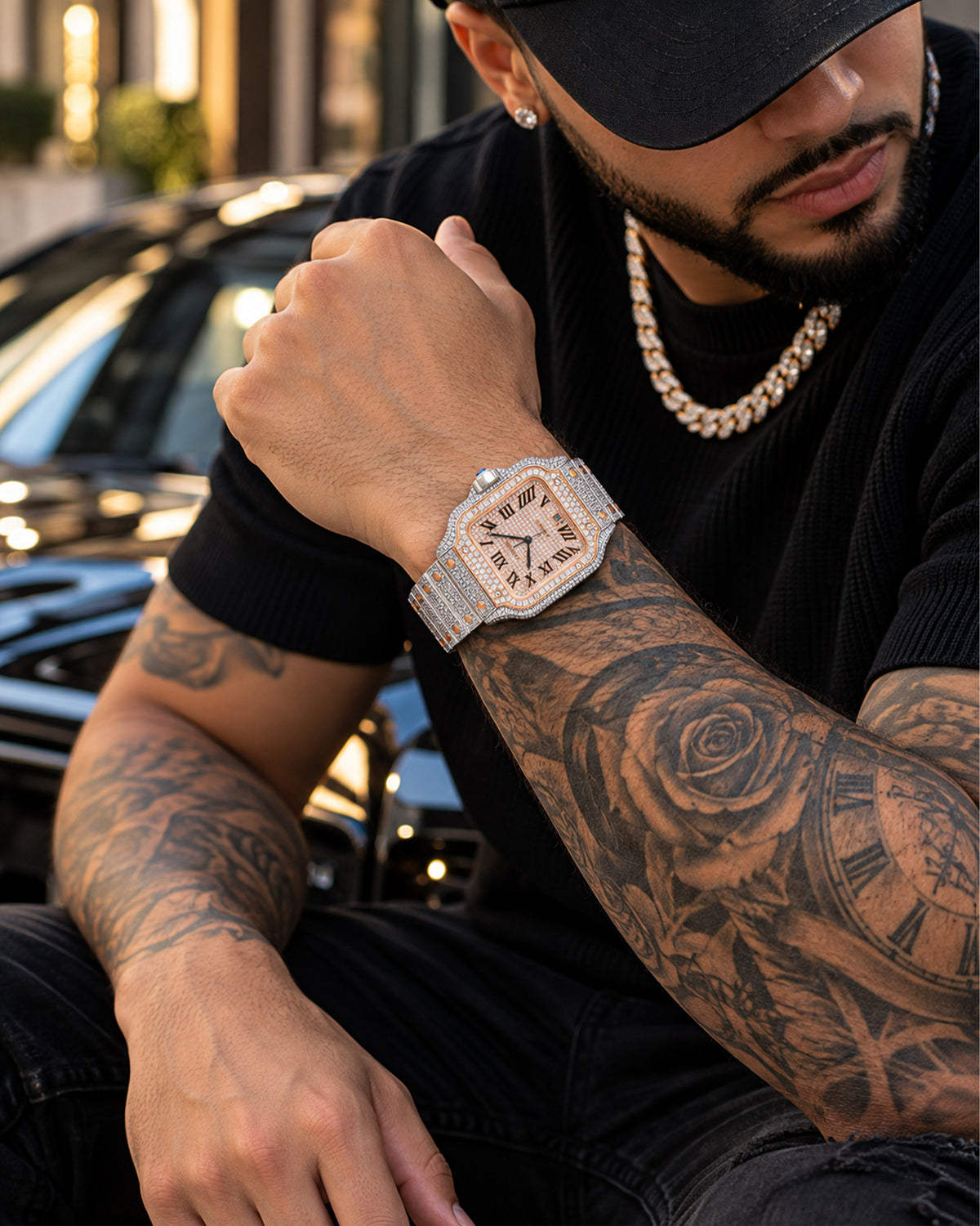 Rose Cartier - Fully Diamond Set