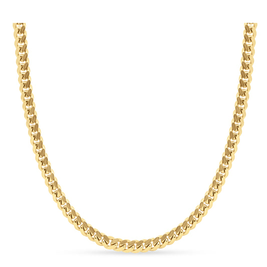 Solid Miami Cuban Chain 3mm