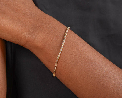 Gold Luster Bracelet 2.5mm