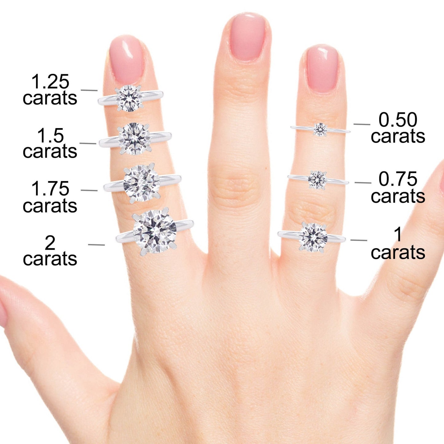 Three Stone Princess Cut Diamond Engagement Ring Enchantment Lattice 14K White Gold engagement rings imaginediamonds 