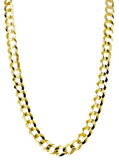 14K Gold Chain - Solid Cuban Link Chain MEN'S CHAINS FROST NYC 
