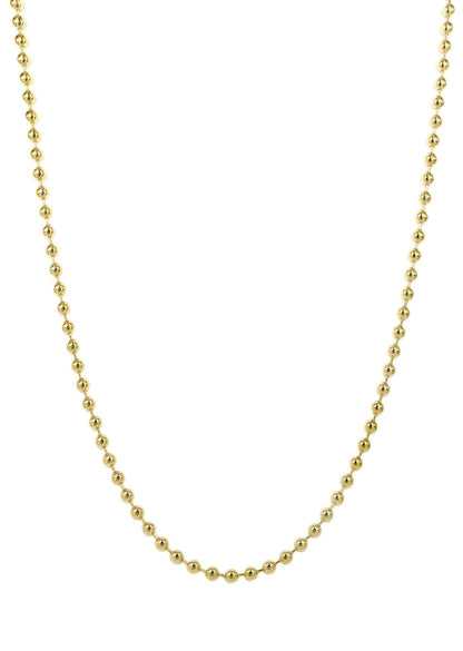 14K Gold Chain - Dog Tag Chain MEN'S CHAINS FROST NYC 